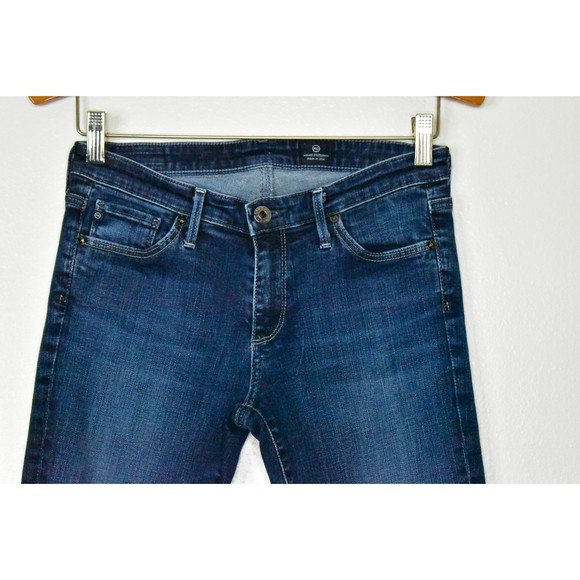 Adriano Goldschmied AG The Stilt Cigarette Leg Jeans Size 27 Low Rise Ankle Blue - Picture 3 of 13